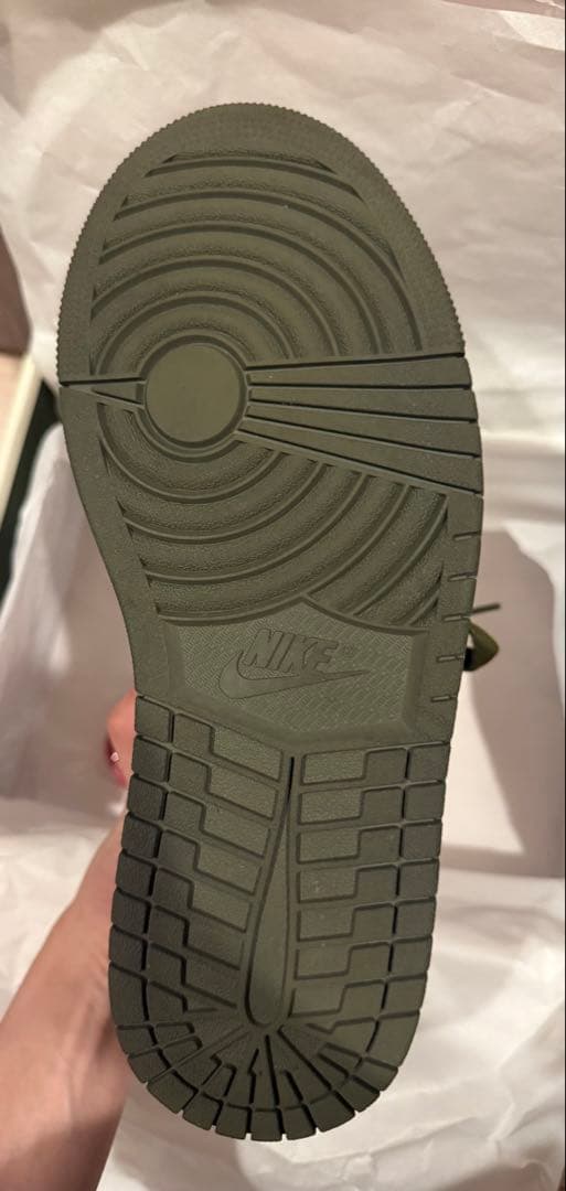 最終値下げ TRAVIS SCOTT AIRJORDAN 1 LOW Olive