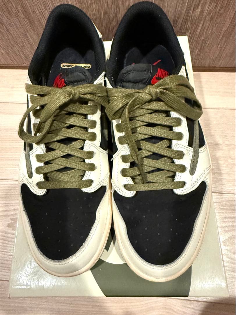最終値下げ TRAVIS SCOTT AIRJORDAN 1 LOW Olive