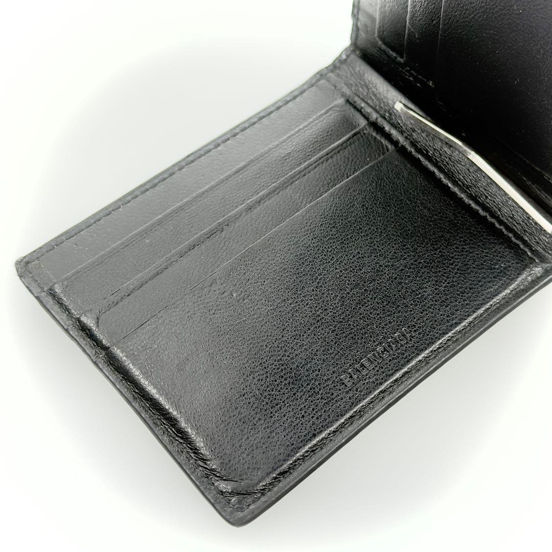 BALENCIAGA バレンシアガ マネークリップ 札入れ クロコ型押し 財布