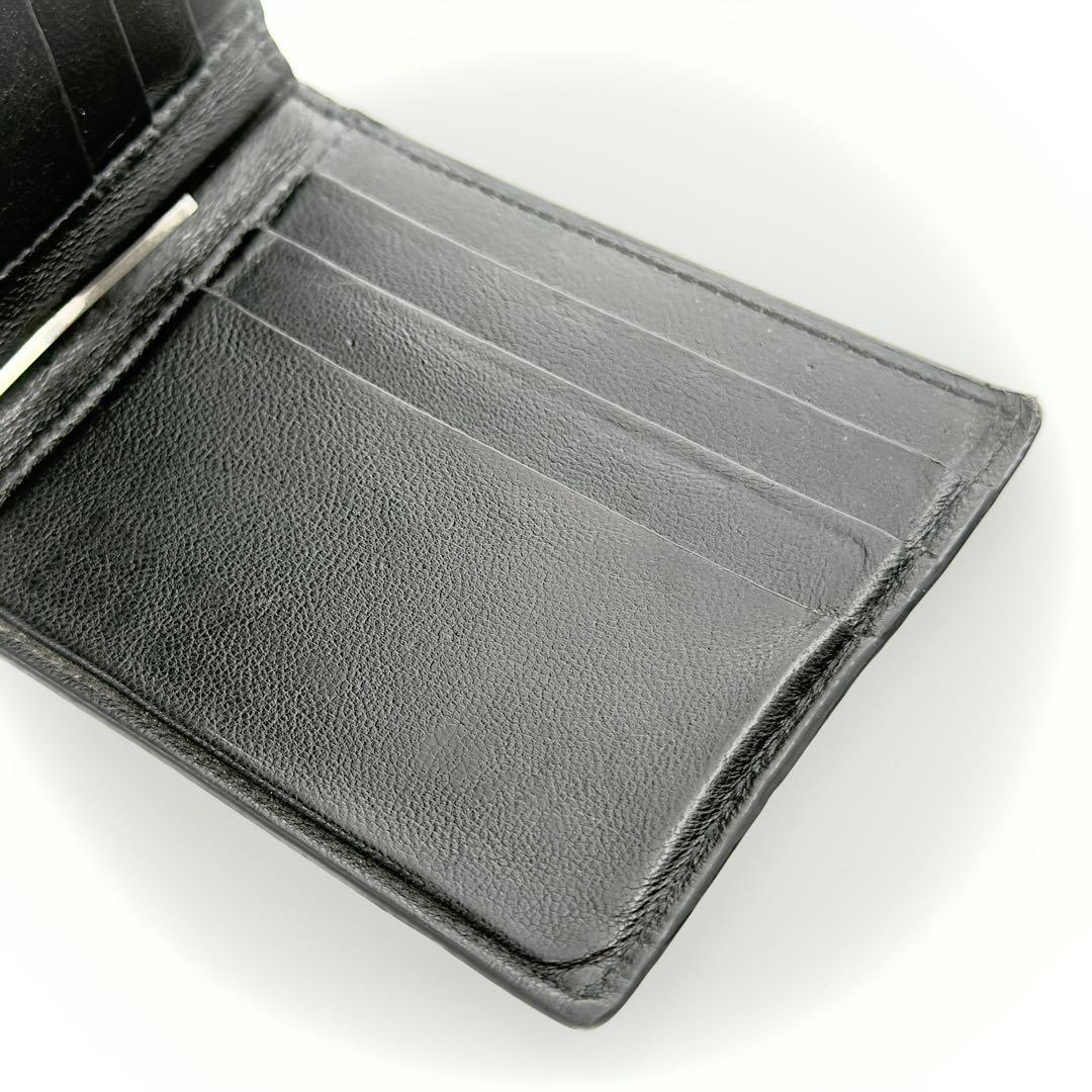 BALENCIAGA バレンシアガ マネークリップ 札入れ クロコ型押し 財布