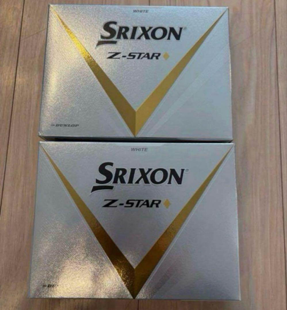 DUNLOP(ダンロップ) ゴルフボール SRIXON Z-STAR 2ダース