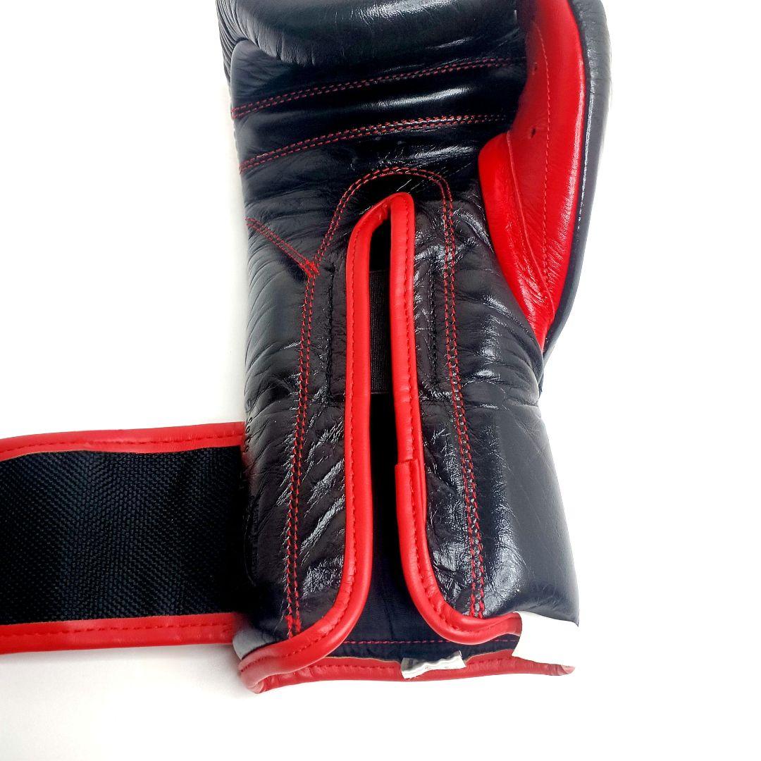 美品☆CLETO REYES レイジェス グローブ 14オンス レザー 黒×赤