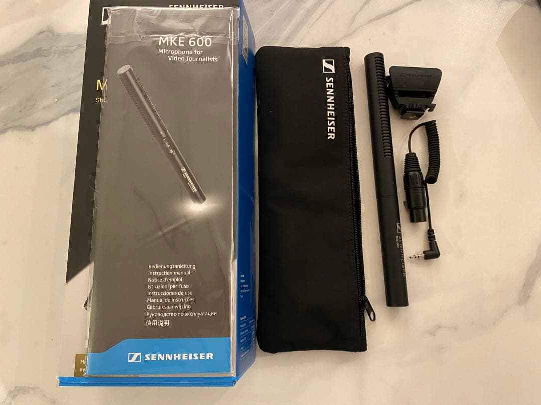 Sennheiser MKE 600 マイクセット + ウィンドシールド