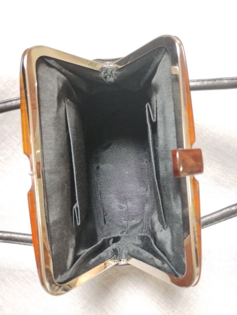 大島紬リメイク　花柄ネイビー コートと、 大島紬　ハンドバッグのセット