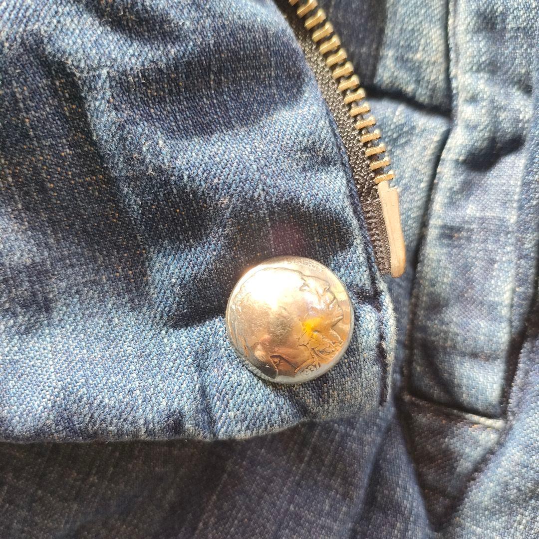 【新品】REMI RELIEF デニム ダウン ベストRN16193002