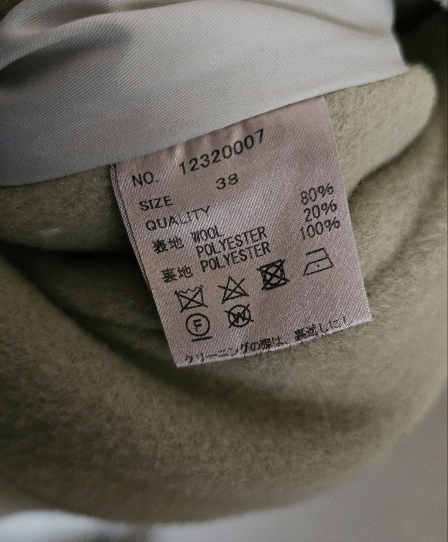 TODAYFUL ウールオーバーコート サイズ38