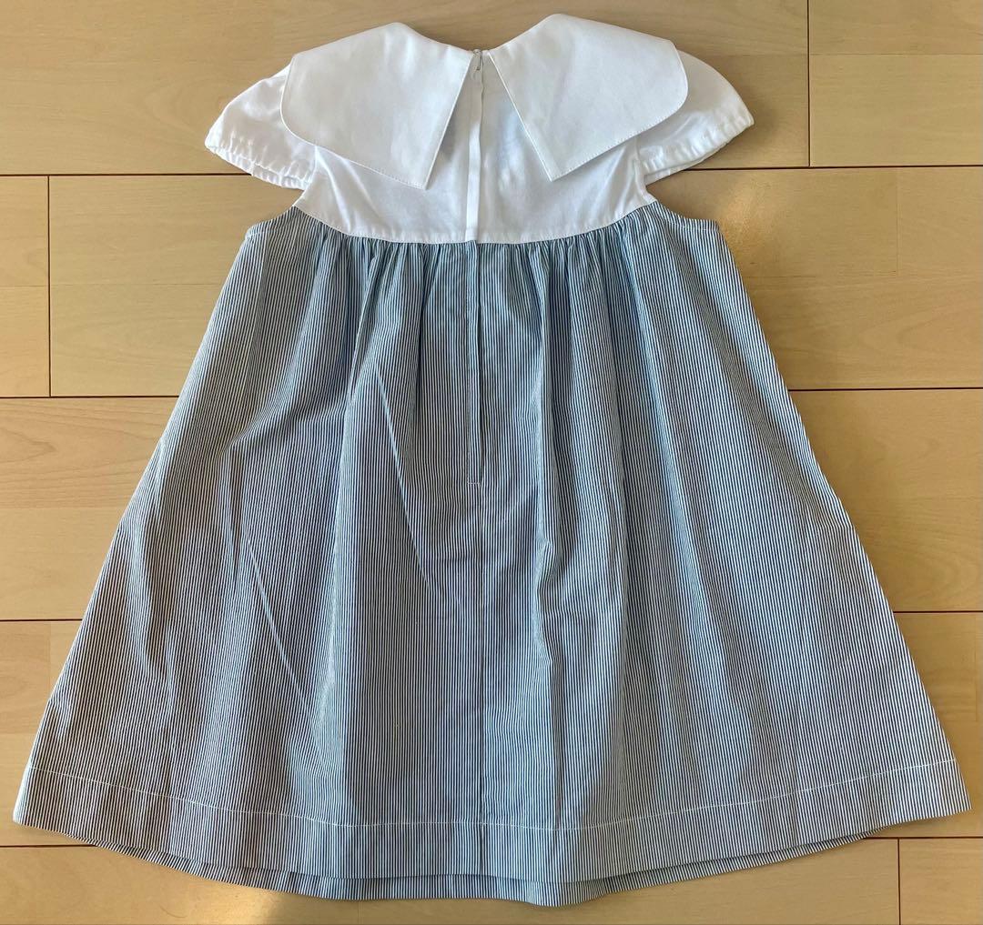 familiar ストライプ柄ワンピース 100cm