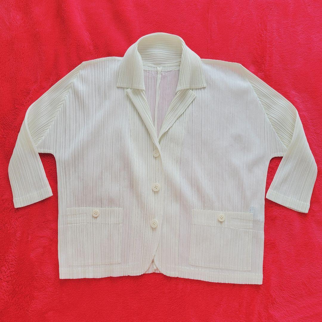 PLEATS PLEASE プリーツプリーズ 七分袖 テーラードジャケット