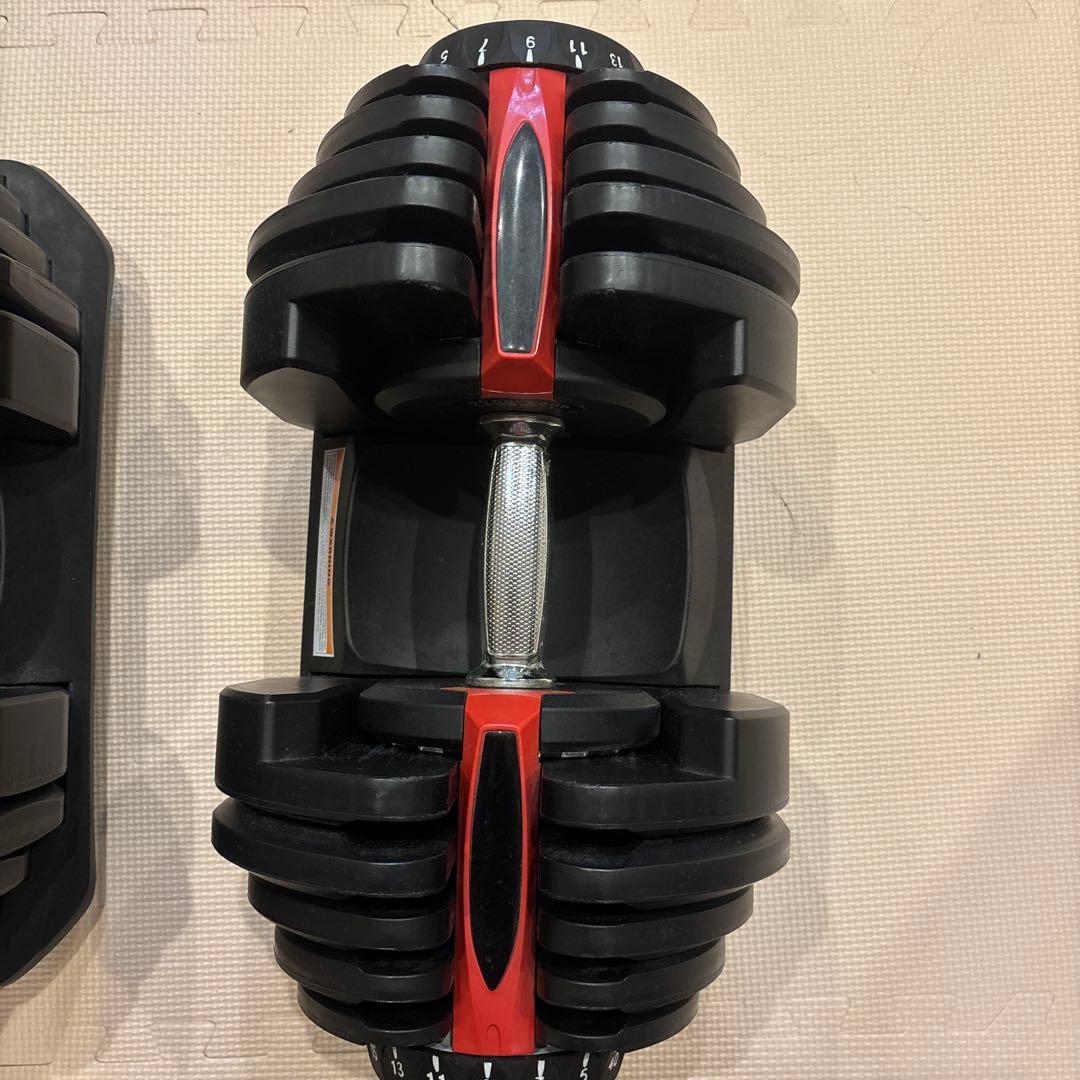 可変式ダンベル 黒/赤