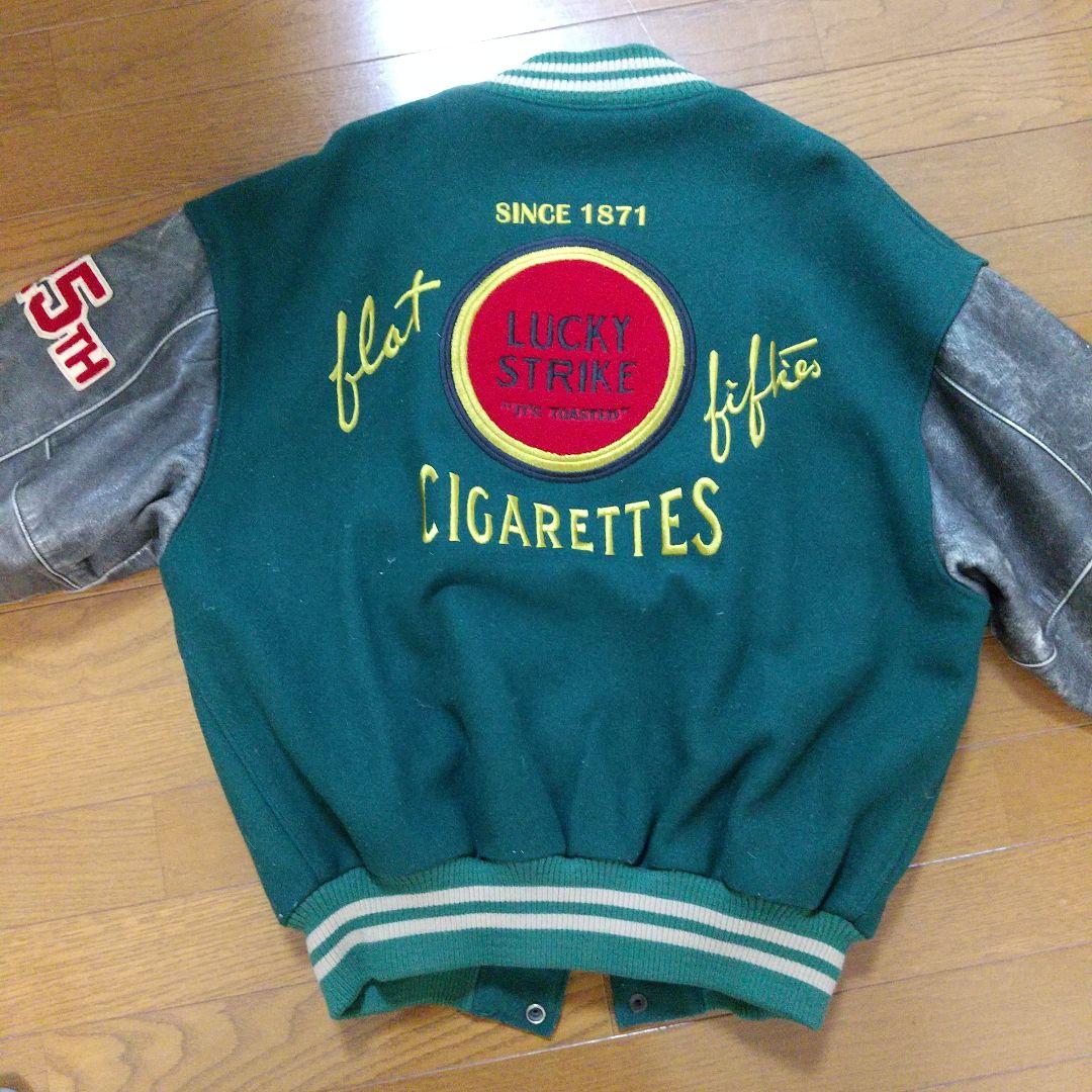 Lucky Strike 125周年スタジャン Lサイズ 非売品ジャンク品