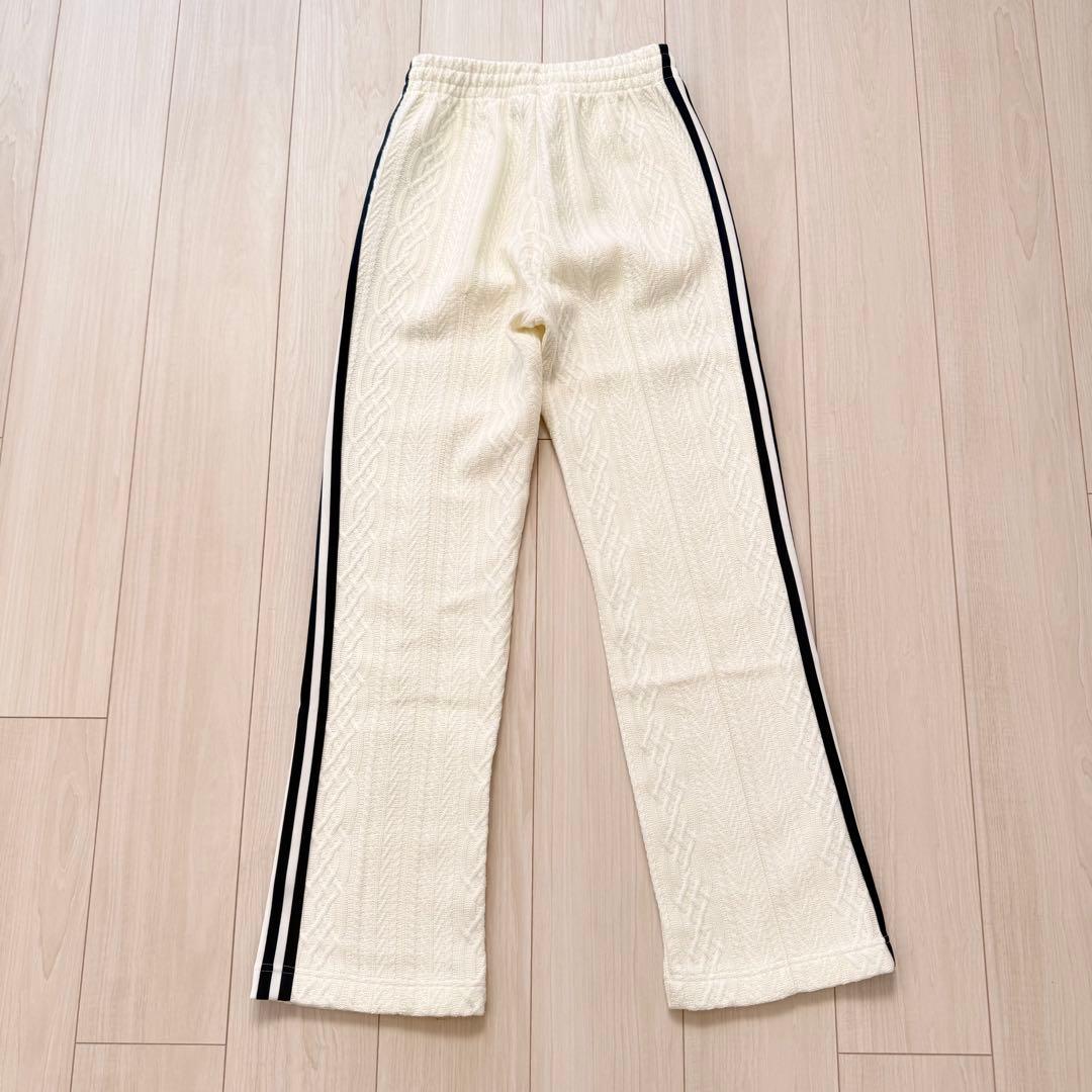 美品●adidas KNIT アディダス ニット クラシック トラック パンツ
