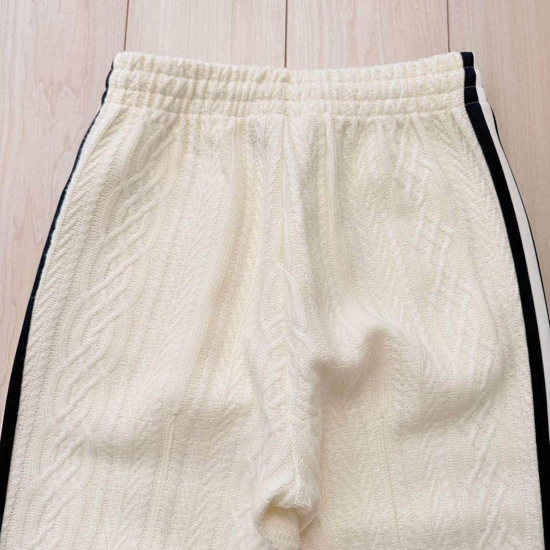 美品●adidas KNIT アディダス ニット クラシック トラック パンツ