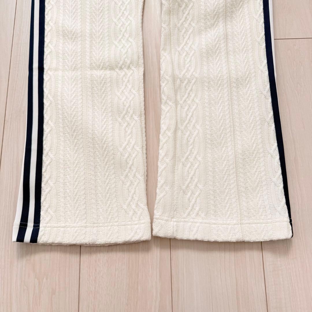 美品●adidas KNIT アディダス ニット クラシック トラック パンツ