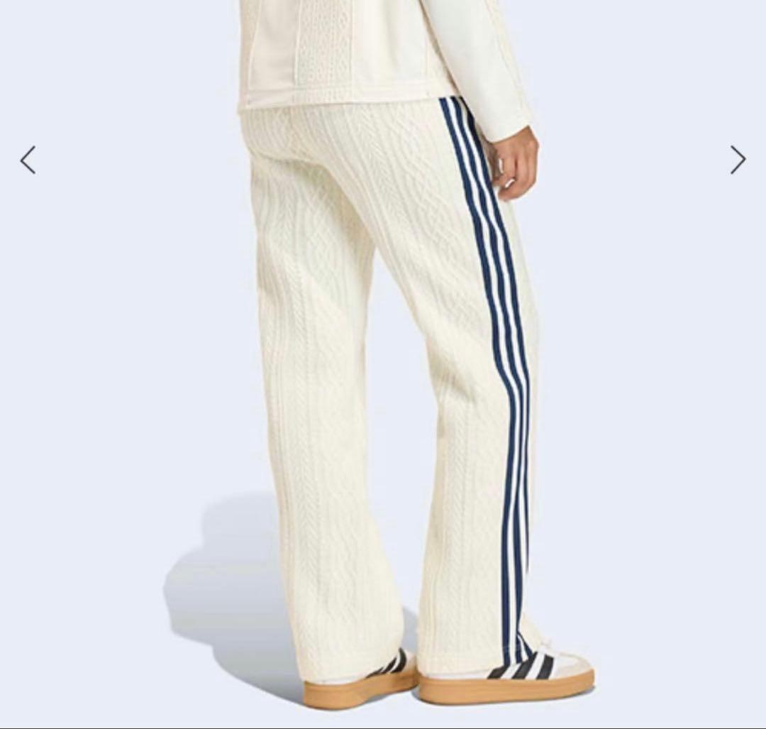 美品●adidas KNIT アディダス ニット クラシック トラック パンツ