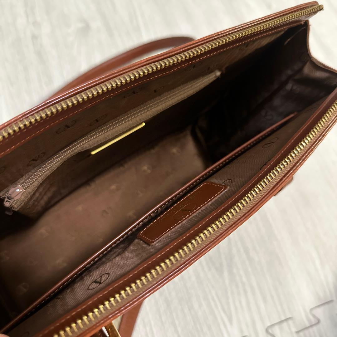 VALENTINO GARAVANI エピレザー トートバッグ ヴィンテージ