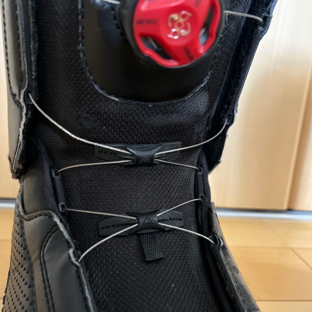 K2 スノーボードブーツ ブラック/レッド 28cm