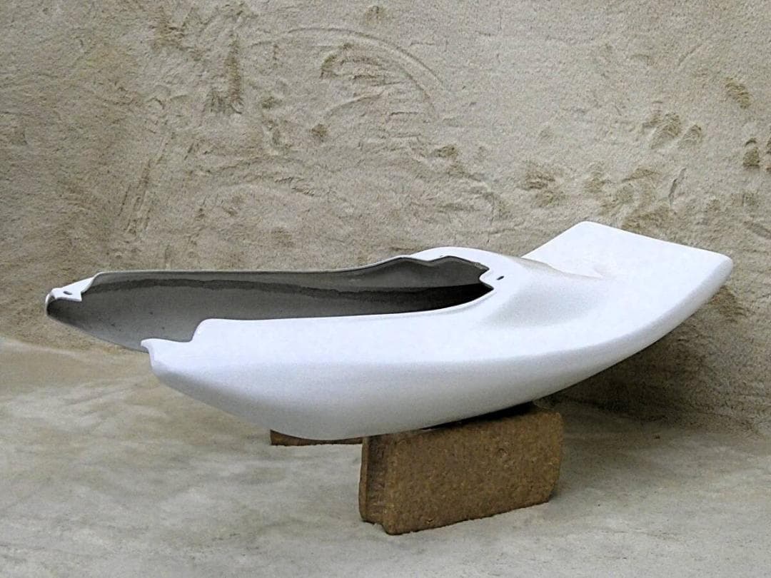 バリオス2 ハネテールカウル ホワイト/塗装済 白GSX250FX ZR250B