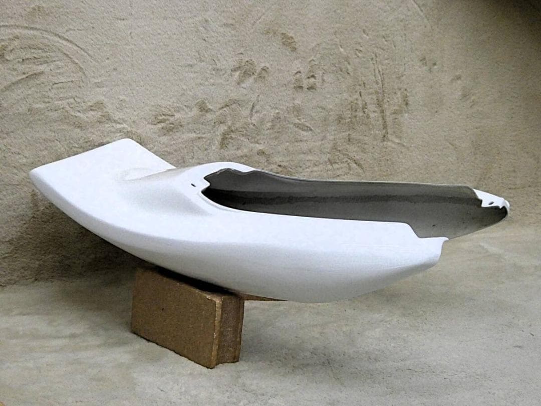 バリオス2 ハネテールカウル ホワイト/塗装済 白GSX250FX ZR250B