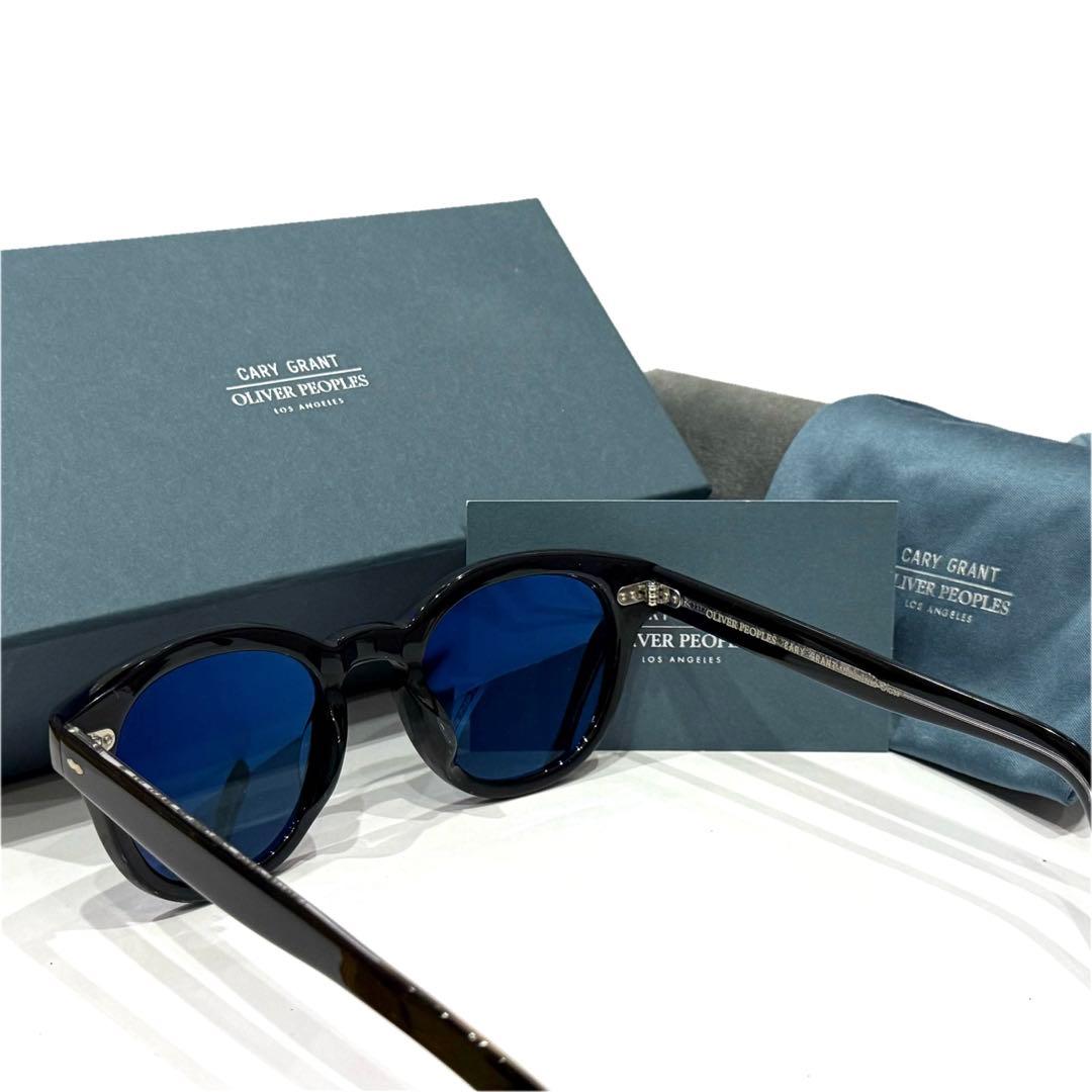 【極美品】正規品 オリバーピープルズ CaryGrant 純正ブルーガラスレンズ