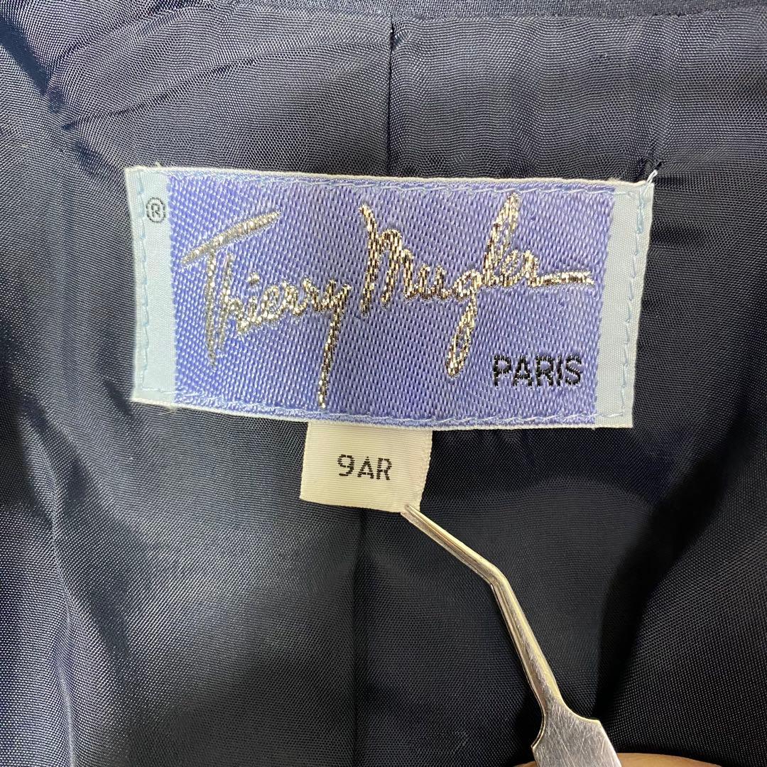 Thierry Mugler 女優襟 フード付き ベルテッドフレアコートコート