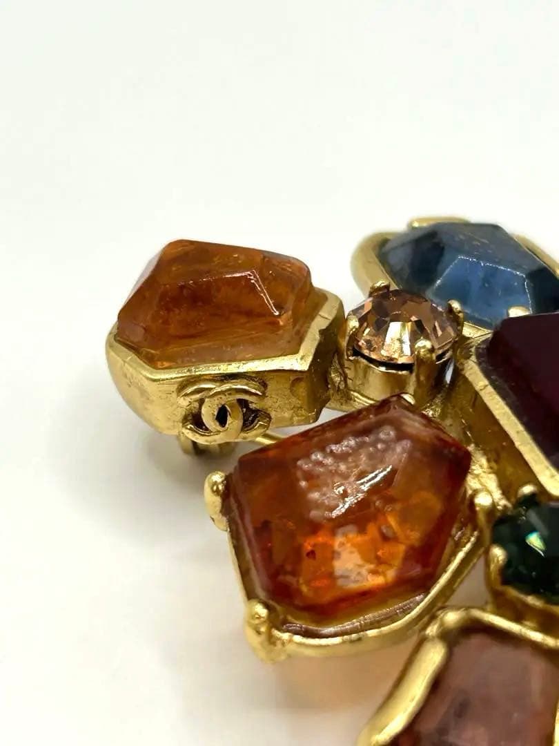 DORA商事公式アカウントCHANEL フラワーブローチ　マルチカラー