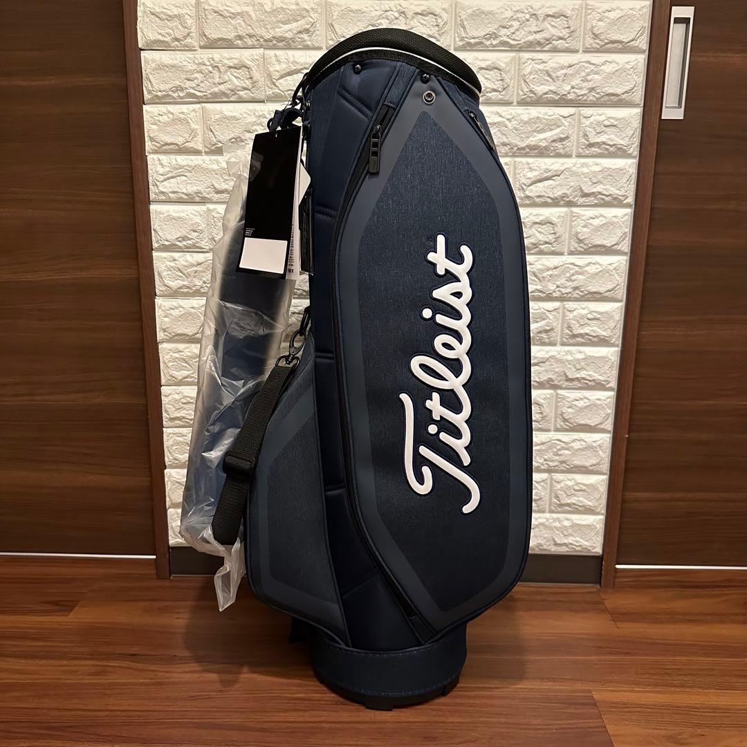 未使用 タイトリスト シンプルアスリート キャディバッグ CB191 ネイビー
