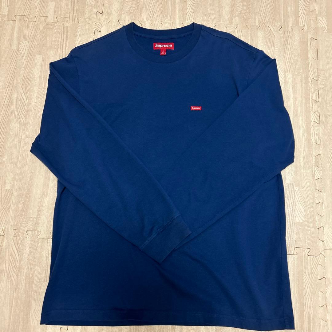 Supreme Small Box L/S Tee ダークロイヤル