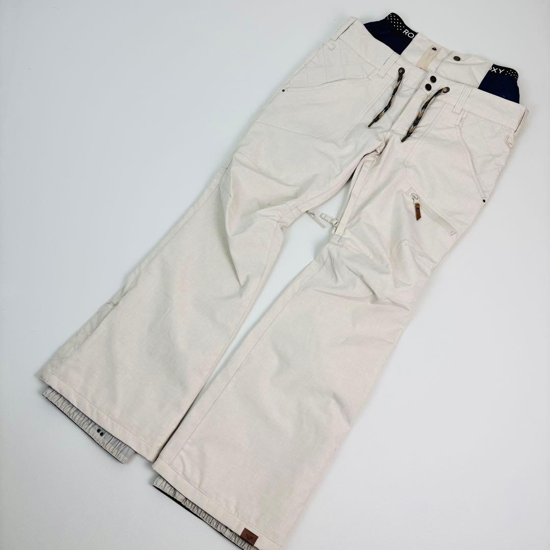 2477【極美品】ROXY ロキシー 上下セット スノボウェア 総柄 ブラック