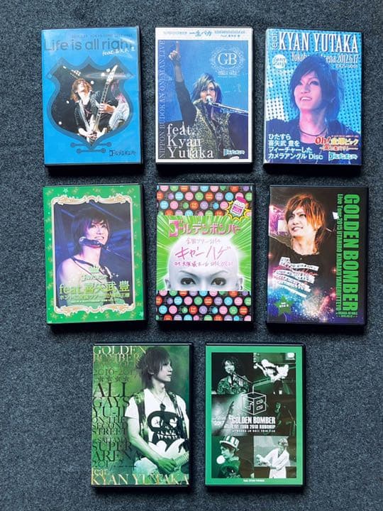 ゴールデンボンバー ライブDVD feat喜矢武豊ver8枚セット