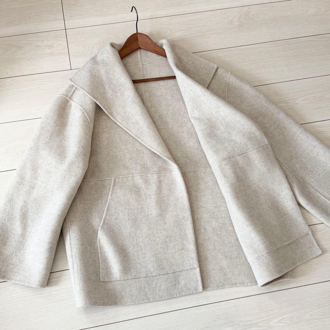 綺麗　定価55.000 plage ハミルトンコート　ミドル丈　36