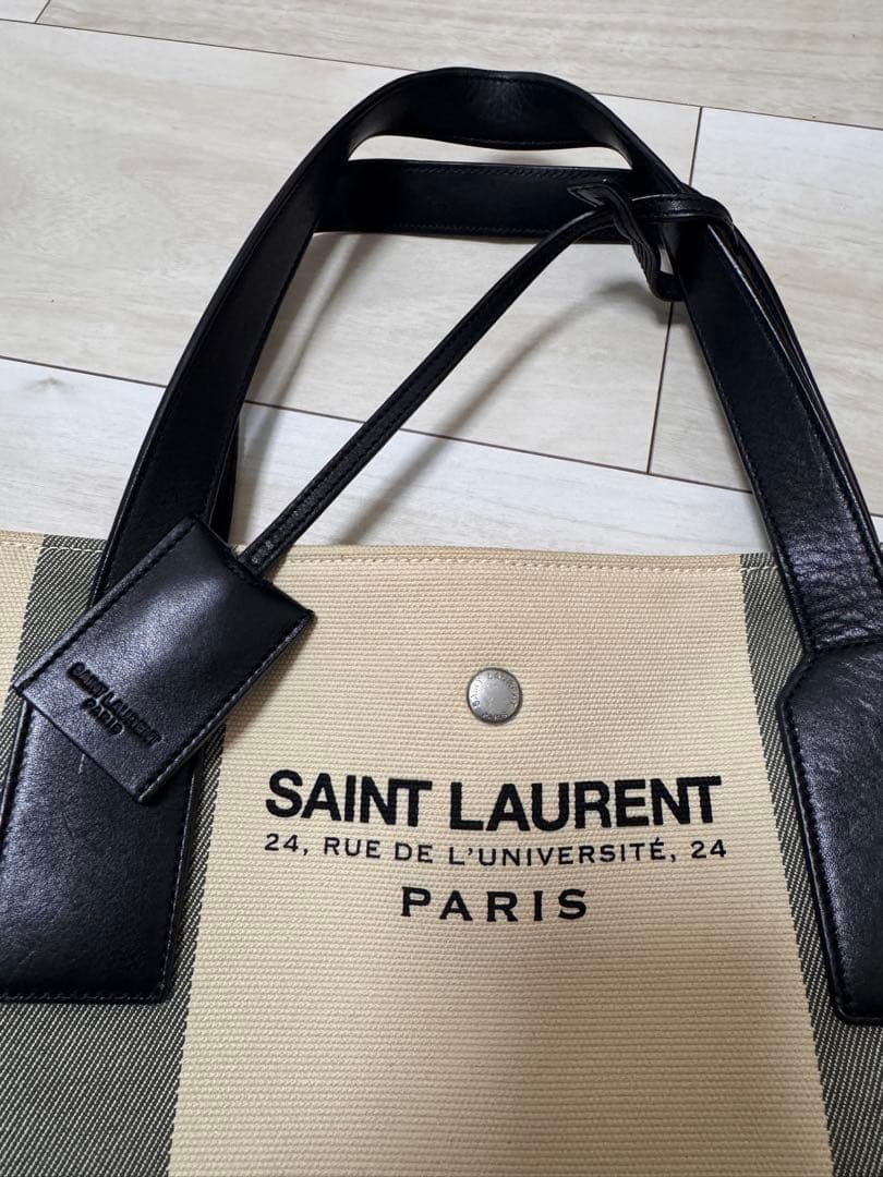 Saint Laurent Paris キャンバストートバッグ