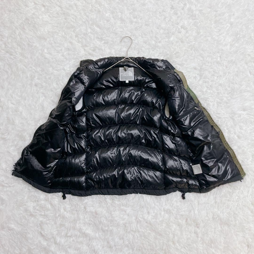【美品】THE NORTH FACE ダウンベスト カモ L