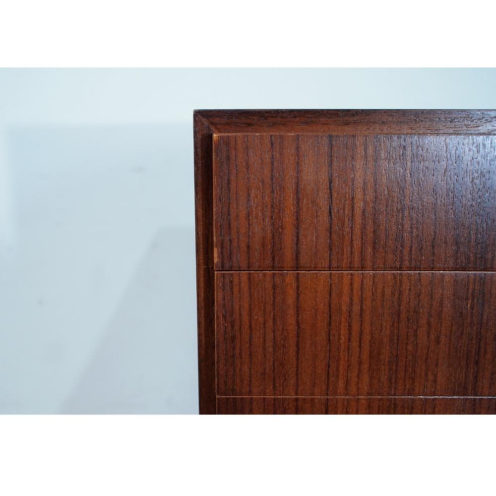 ビンテージ ローズウッド材 カトラリーチェスト 4段 検索/北欧デンマーク