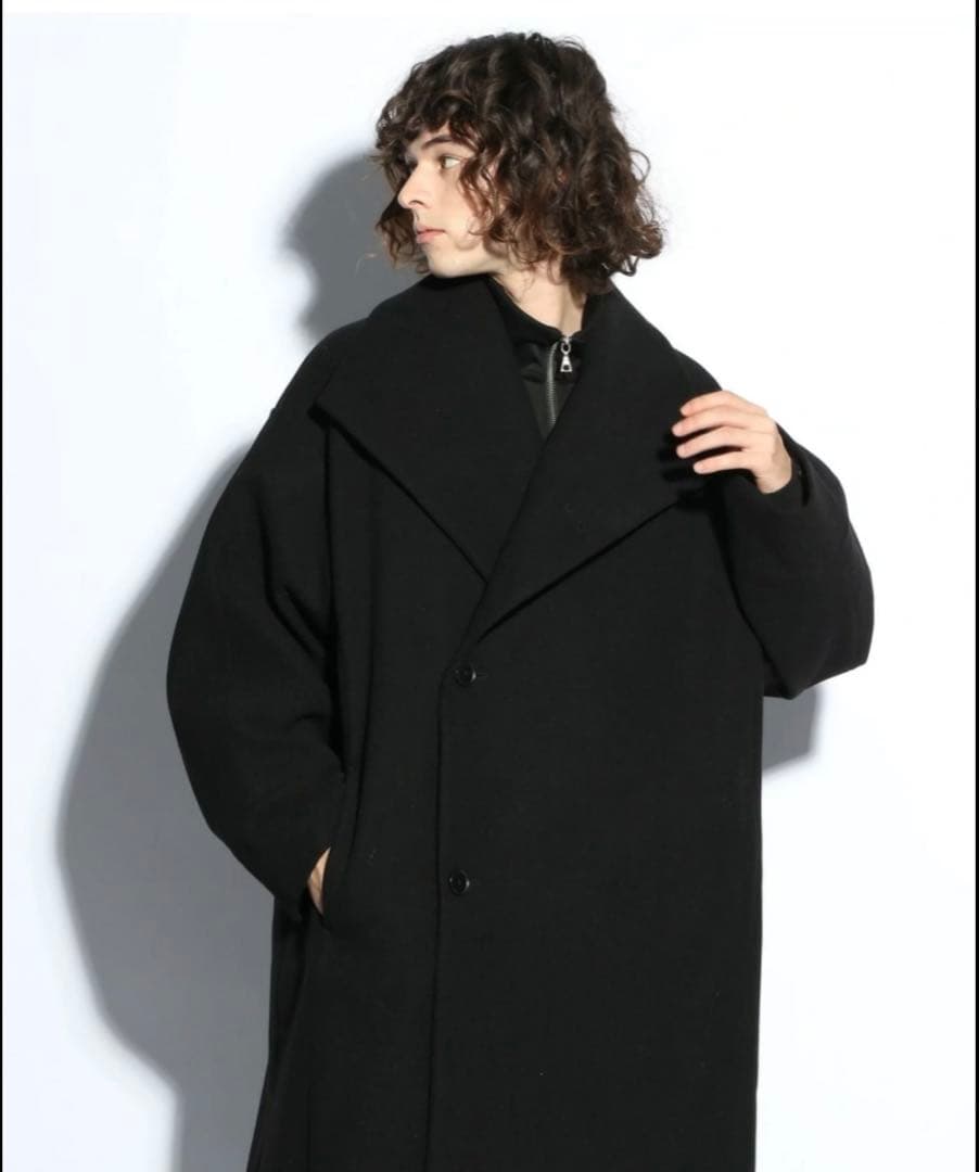 HARE ウーリーテックBIGカラーオーバーコート