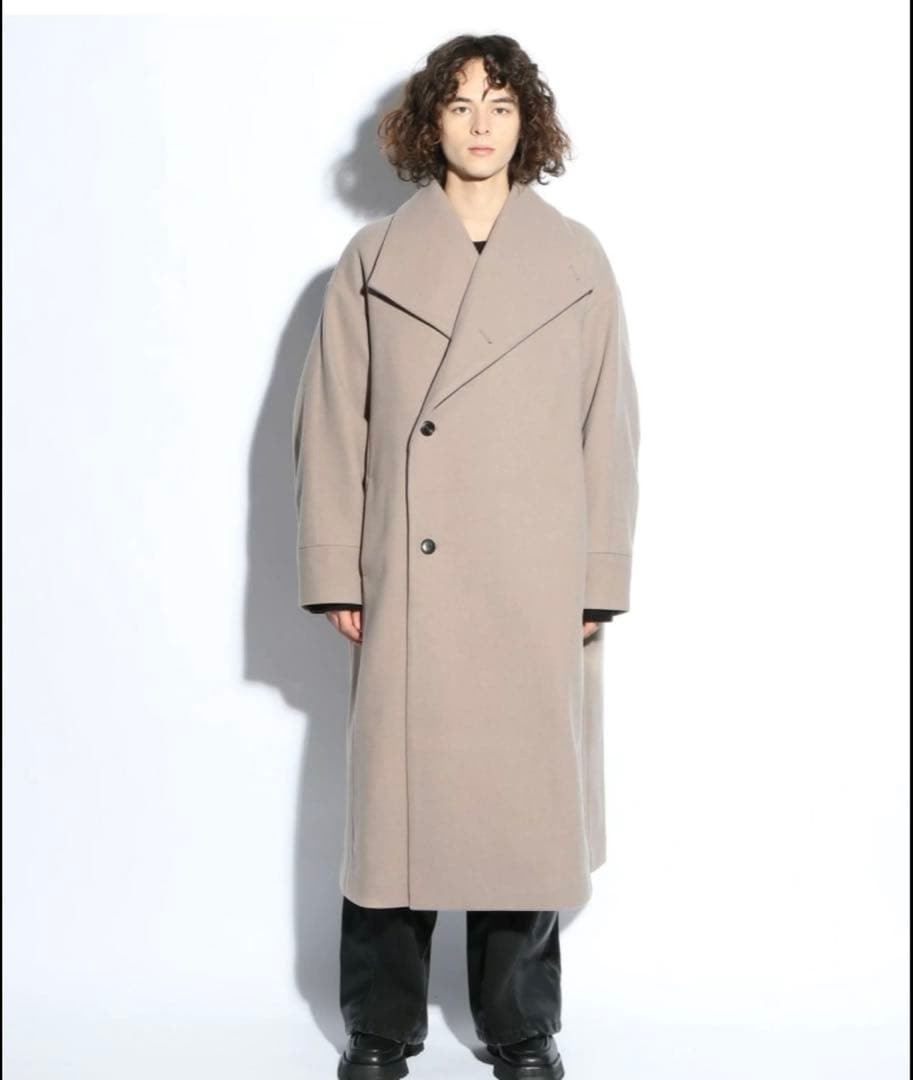 HARE ウーリーテックBIGカラーオーバーコート