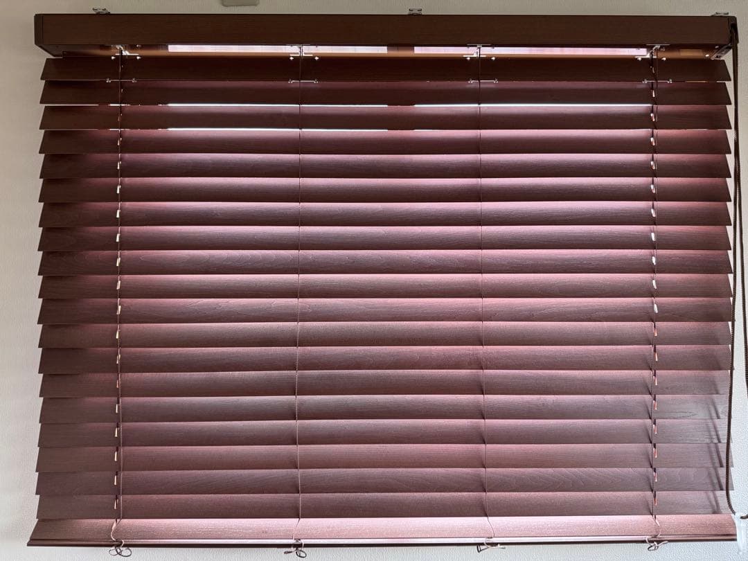 ニトリ オーダーNT木製ブラインド ファイン50-横125cm縦105cm