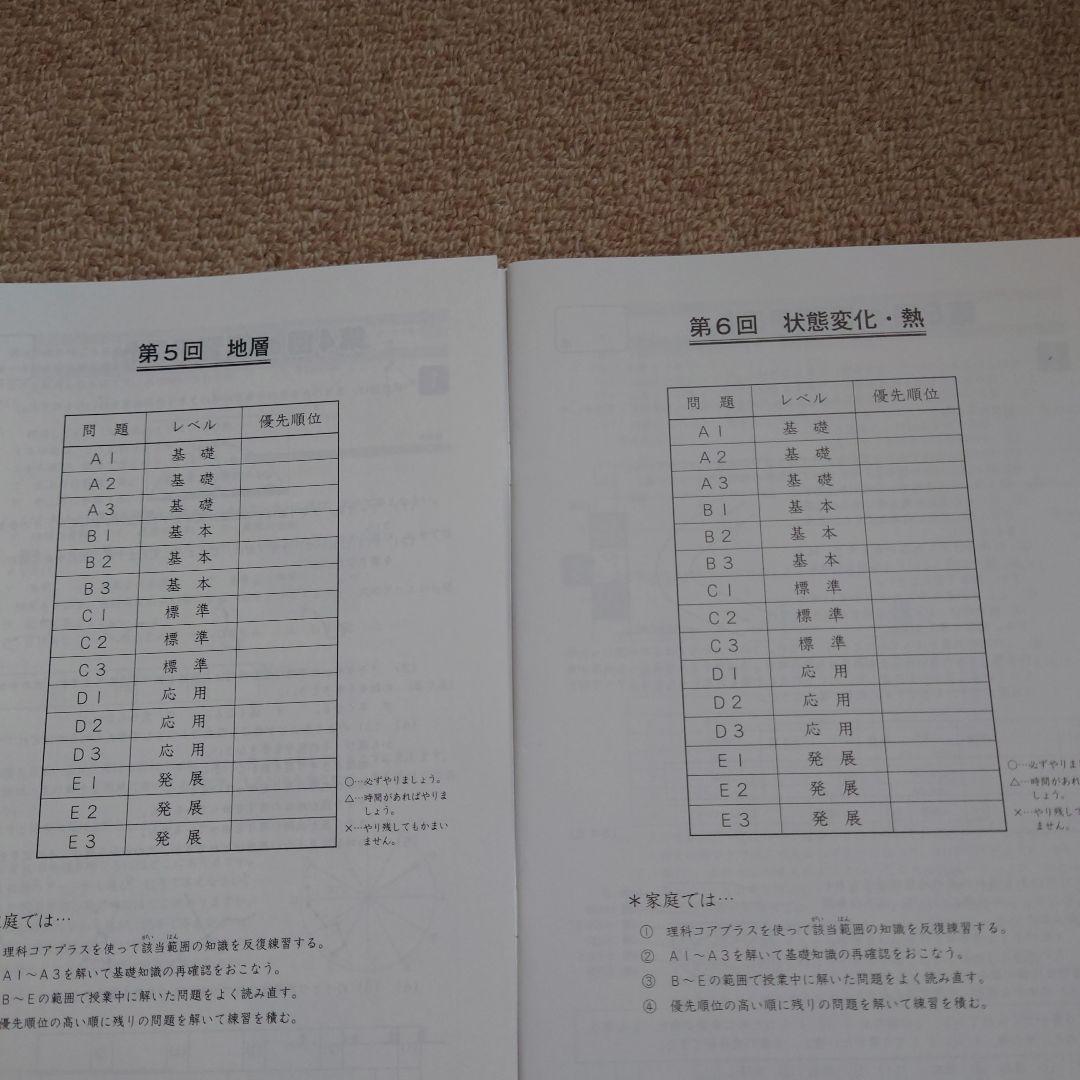 サピックス　SS理科　単科講座☆中学受験、浜学園、四谷大塚、日能研、早稲アカ