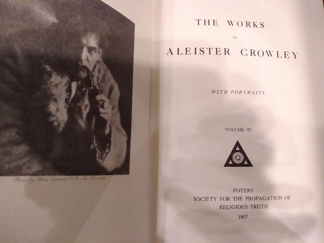 洋書 COLLECTED WORKS of ALEISTER CROWLEY vo3