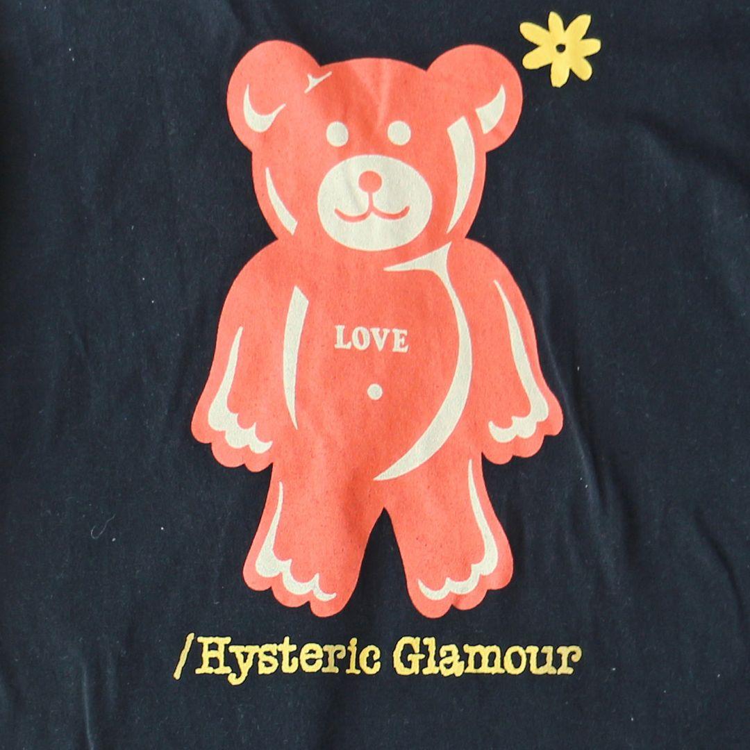 最初期タグ ヒステリックグラマー ベアプリント 長袖オーバーサイズシャツ '80