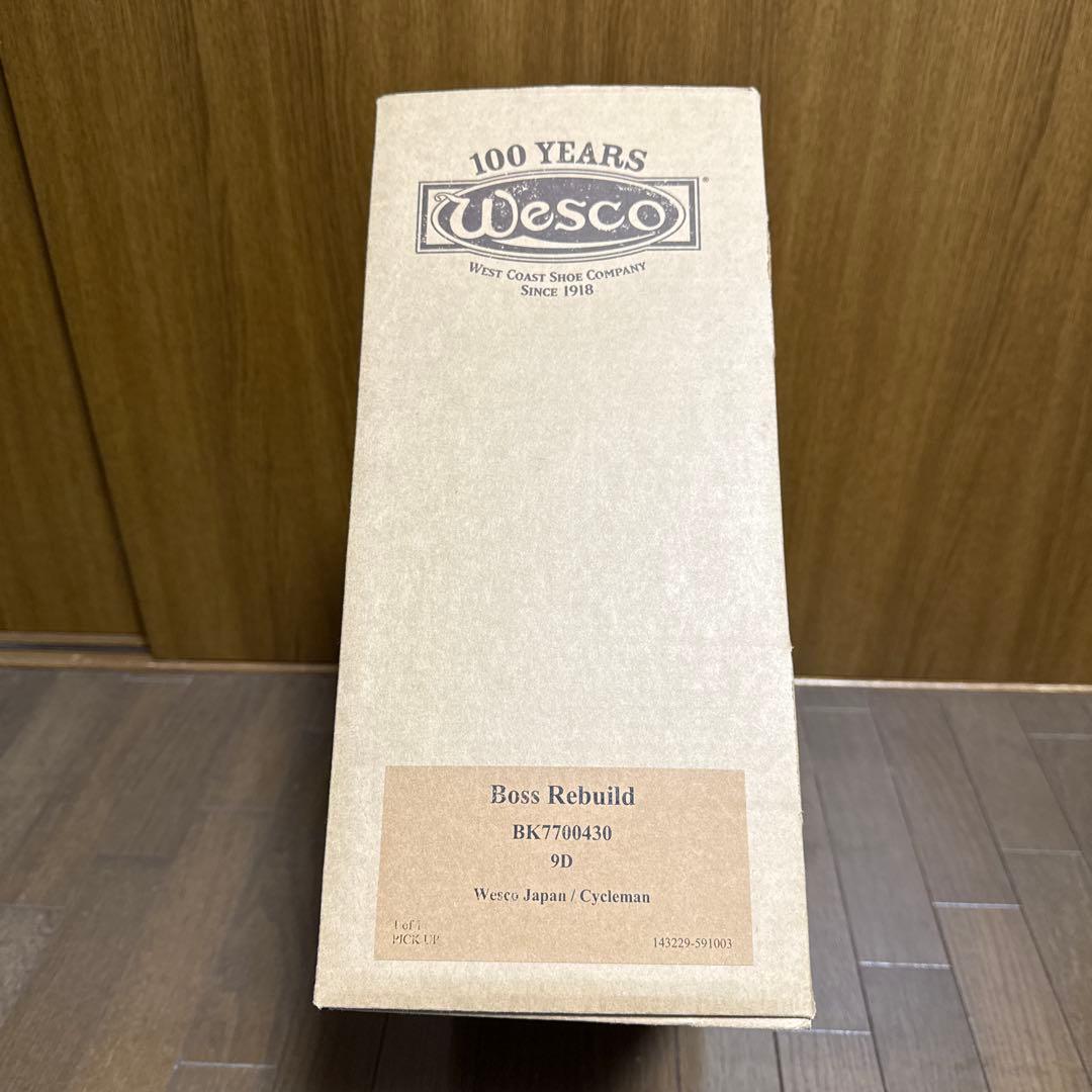 u*n様 超美品　WESCO BOSS ダブルソール　ダブルブラックステッチ特別
