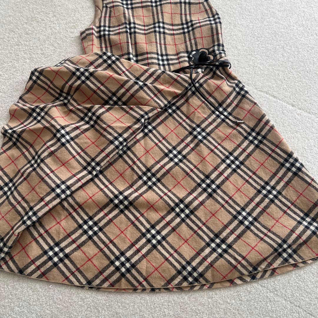 バーバリー ロンドン フォーマルワンピース 150ノバチェック 発表会 卒業式