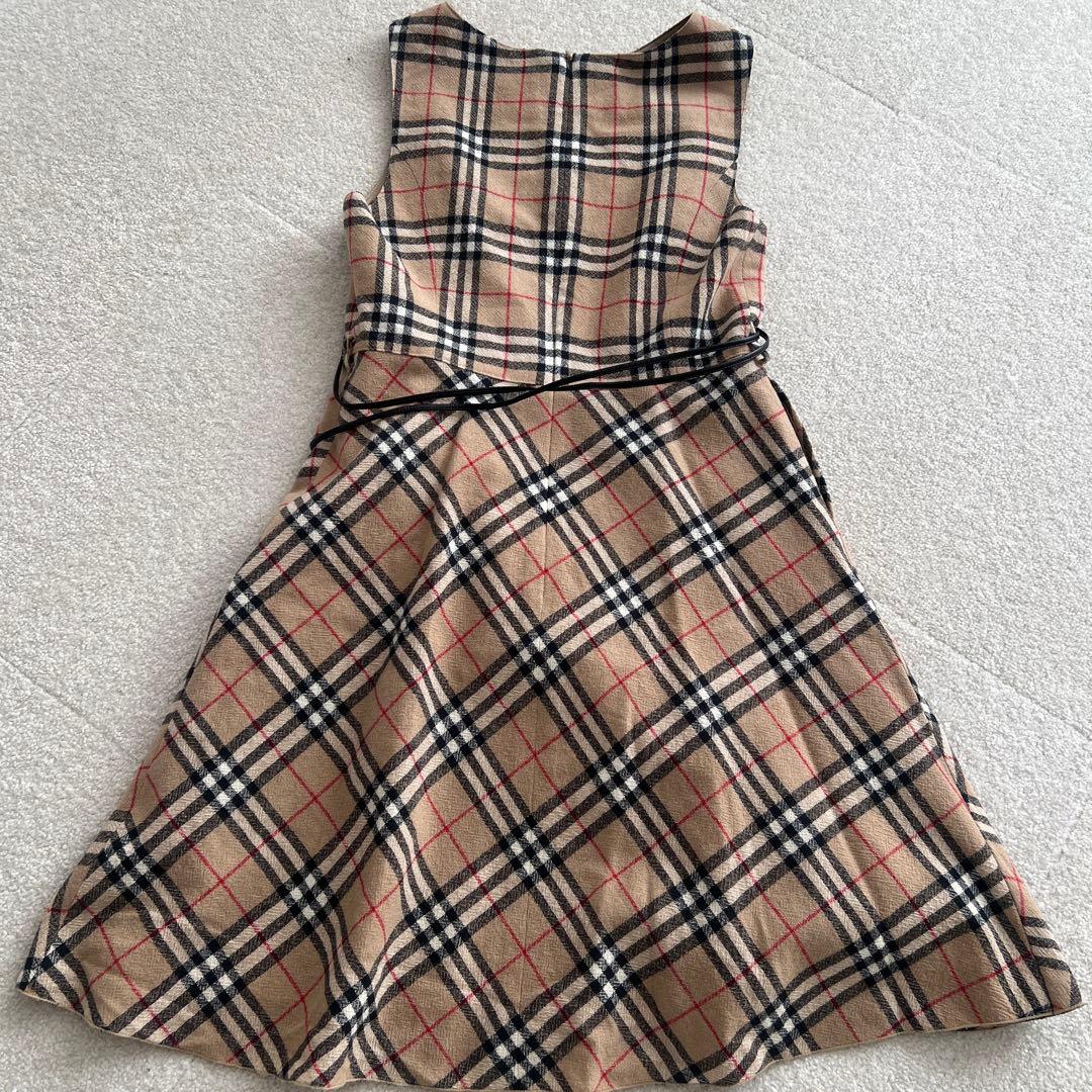 バーバリー ロンドン フォーマルワンピース 150ノバチェック 発表会 卒業式