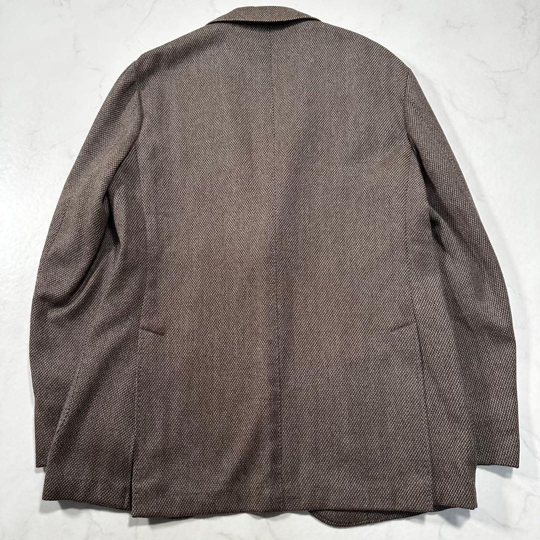 未使用級 XL相当◎リングヂャケット カシミヤタッチ アンコンジャケット 50