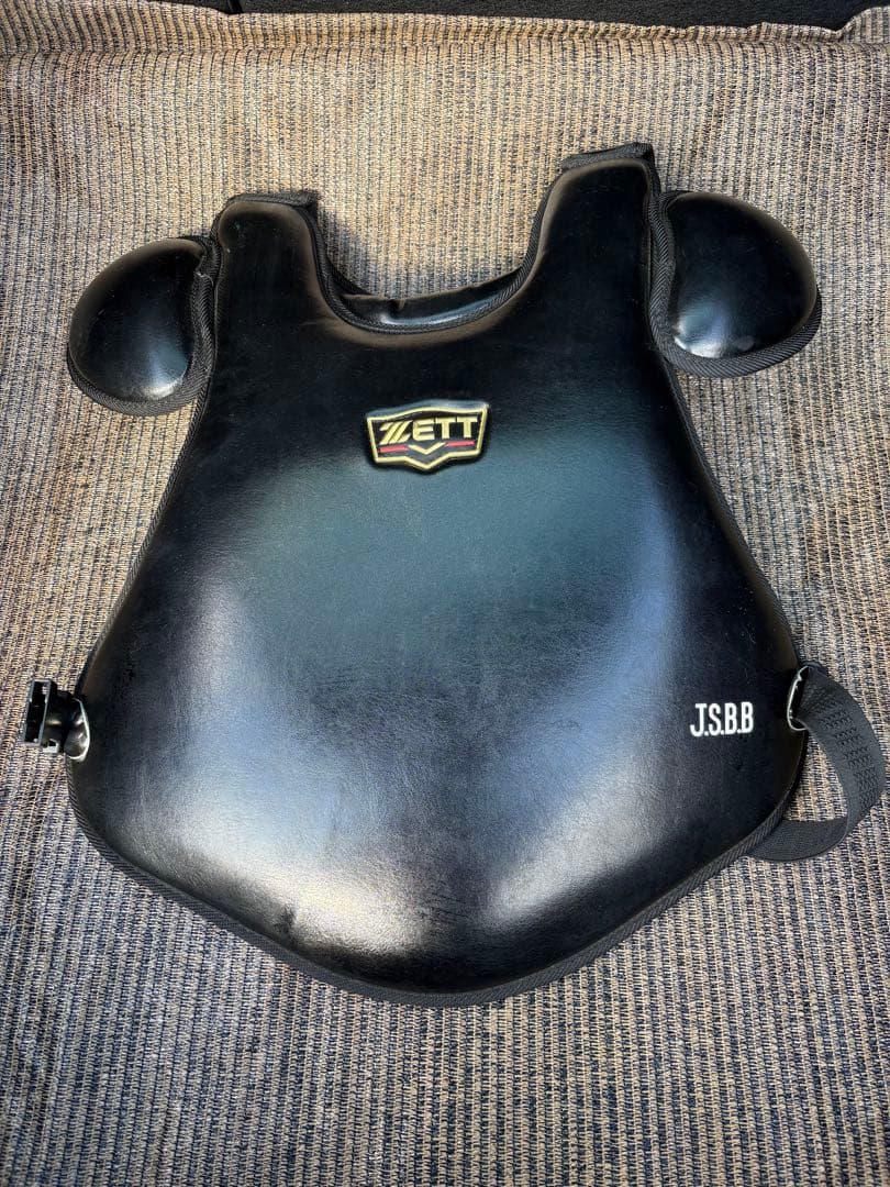 ZETT キャッチャー用プロテクター ブラック フリーサイズ