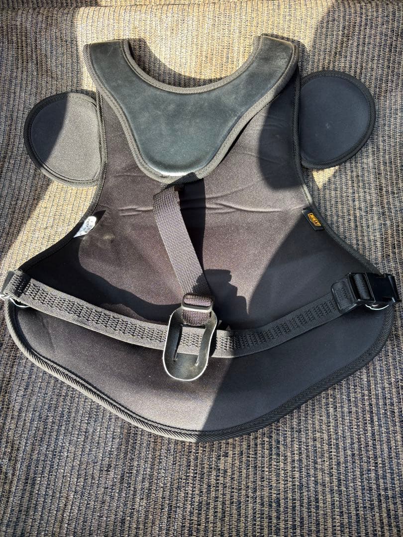 ZETT キャッチャー用プロテクター ブラック フリーサイズ