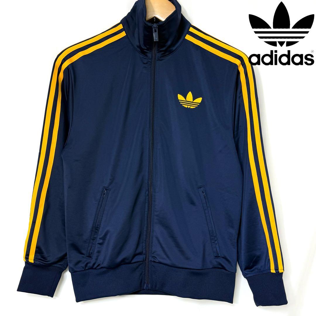 adidas アディカラー デカロゴ クラシック ファイヤーバード　ネイビー　S