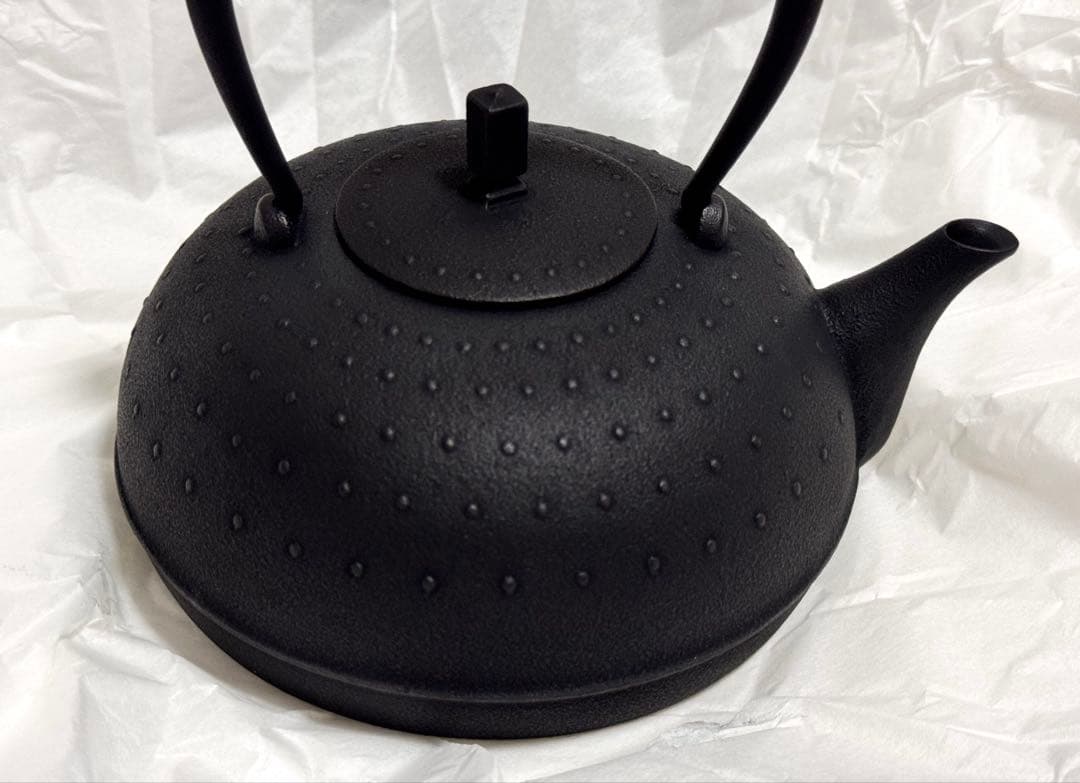 【新品未使用】鉄瓶 南部鉄器 空間鋳造 Sayu 小 400ml（満水0.5L）