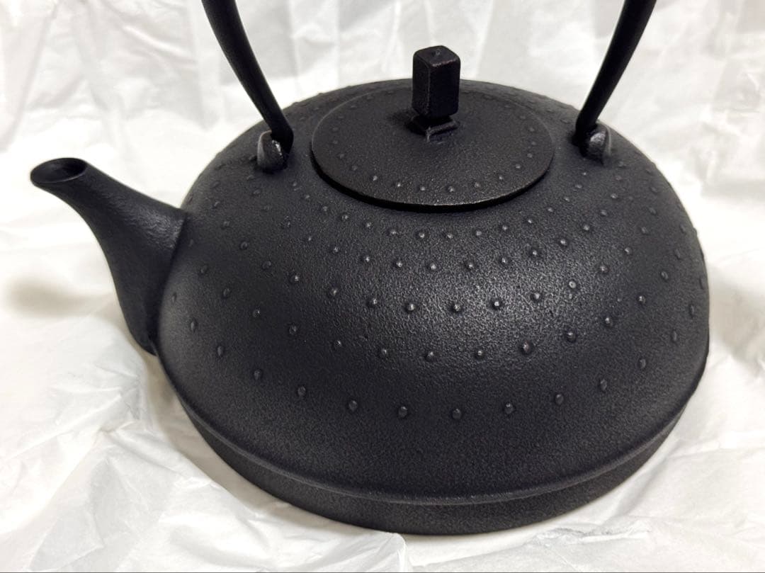 【新品未使用】鉄瓶 南部鉄器 空間鋳造 Sayu 小 400ml（満水0.5L）