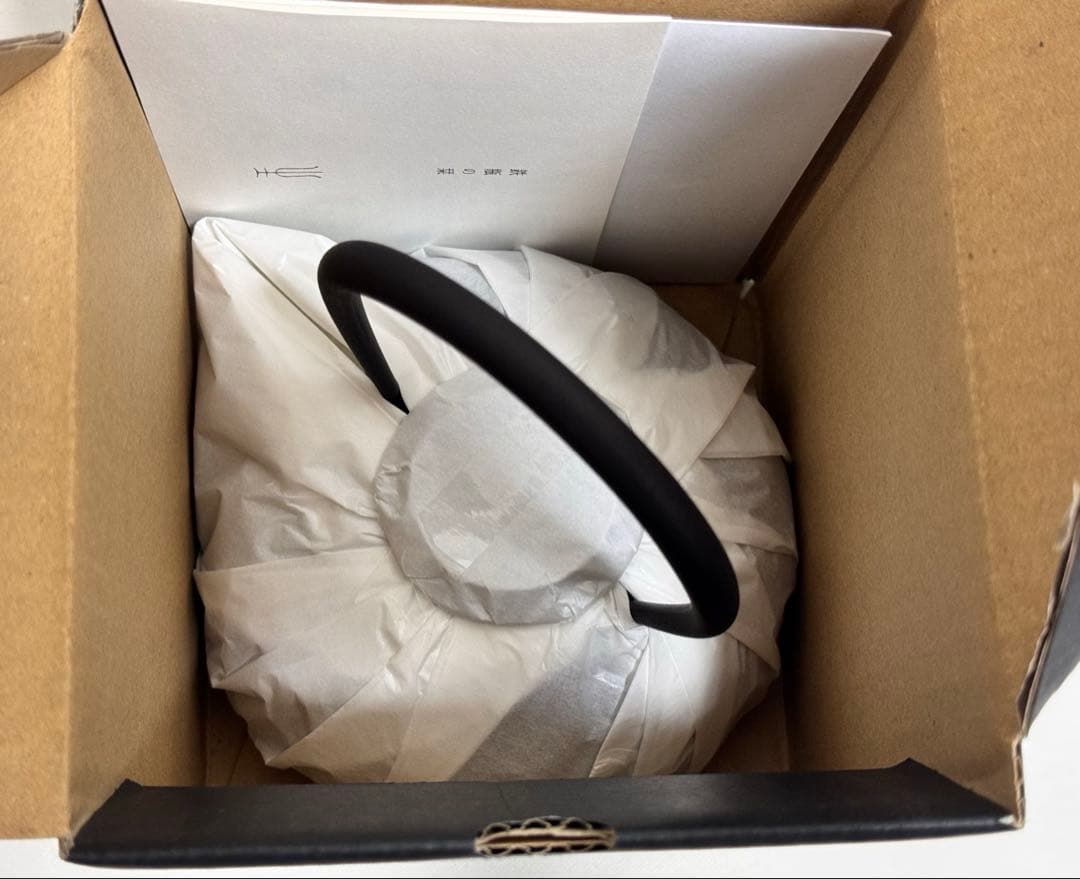 【新品未使用】鉄瓶 南部鉄器 空間鋳造 Sayu 小 400ml（満水0.5L）