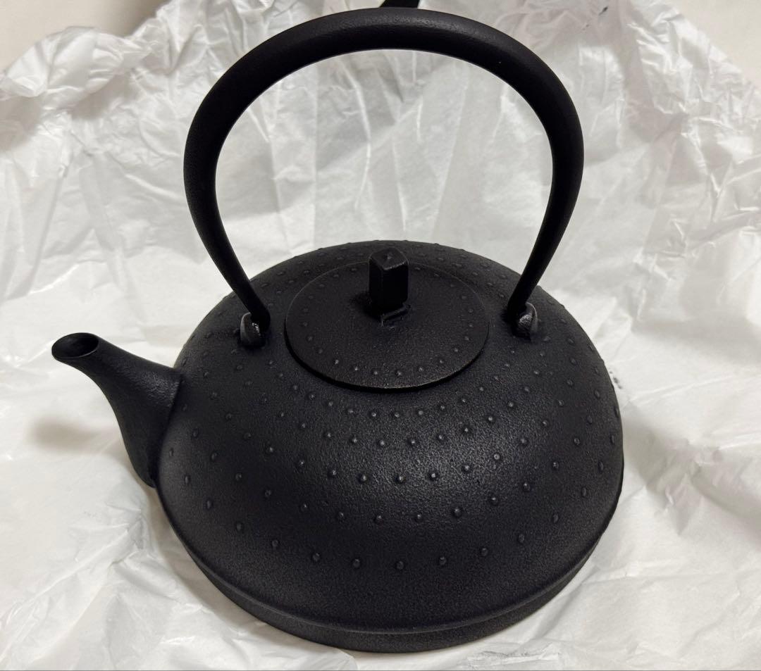 【新品未使用】鉄瓶 南部鉄器 空間鋳造 Sayu 小 400ml（満水0.5L）